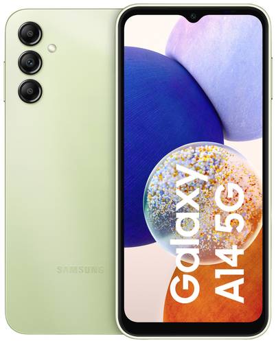 Samsung Galaxy A14 5G Smartphone 64GB 16.8cm (6.6 Zoll) Hellgrün Android™ 13 Dual-SIM