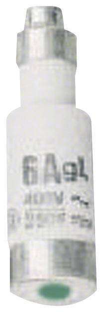Weißer Isolator einer Gasleitung mit Aufschrift '16bar'. Hauptbestandteil eines Rohrleitungssystems.