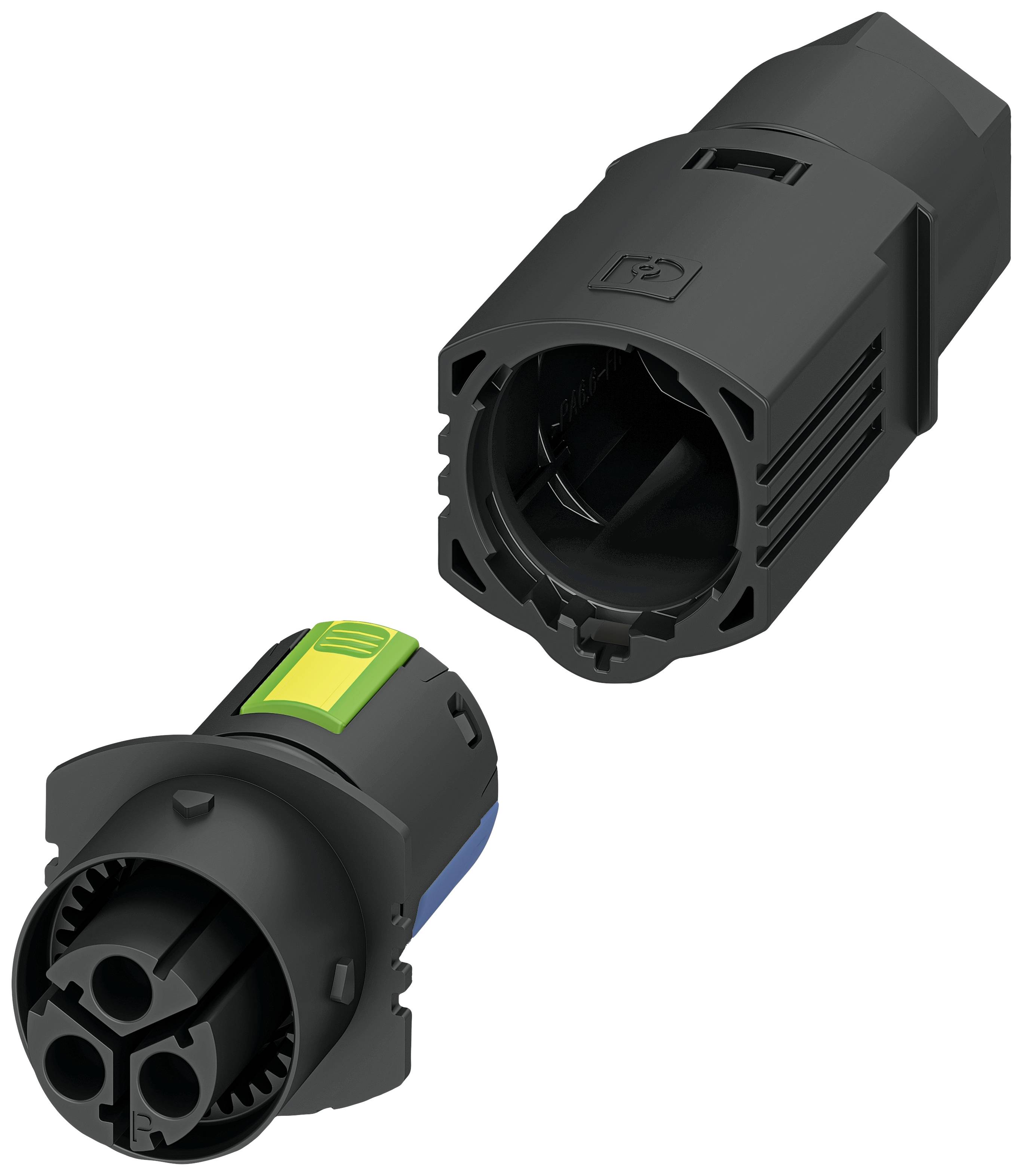 Phoenix Contact 1088665 Steckverbinder Buchse, gerade Gesamtpolzahl: 3 Serie (Rundsteckverbinder): IPD 1St.