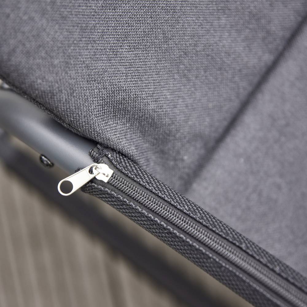 Siena Garden N46115 Aliano Black Schaukelliege mit Kissen