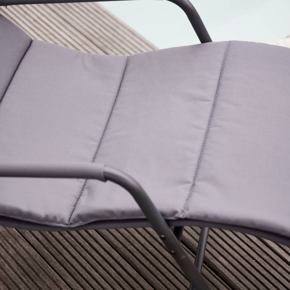 Siena Garden P02078 Aliano Blue Schaukelliege mit Kissen