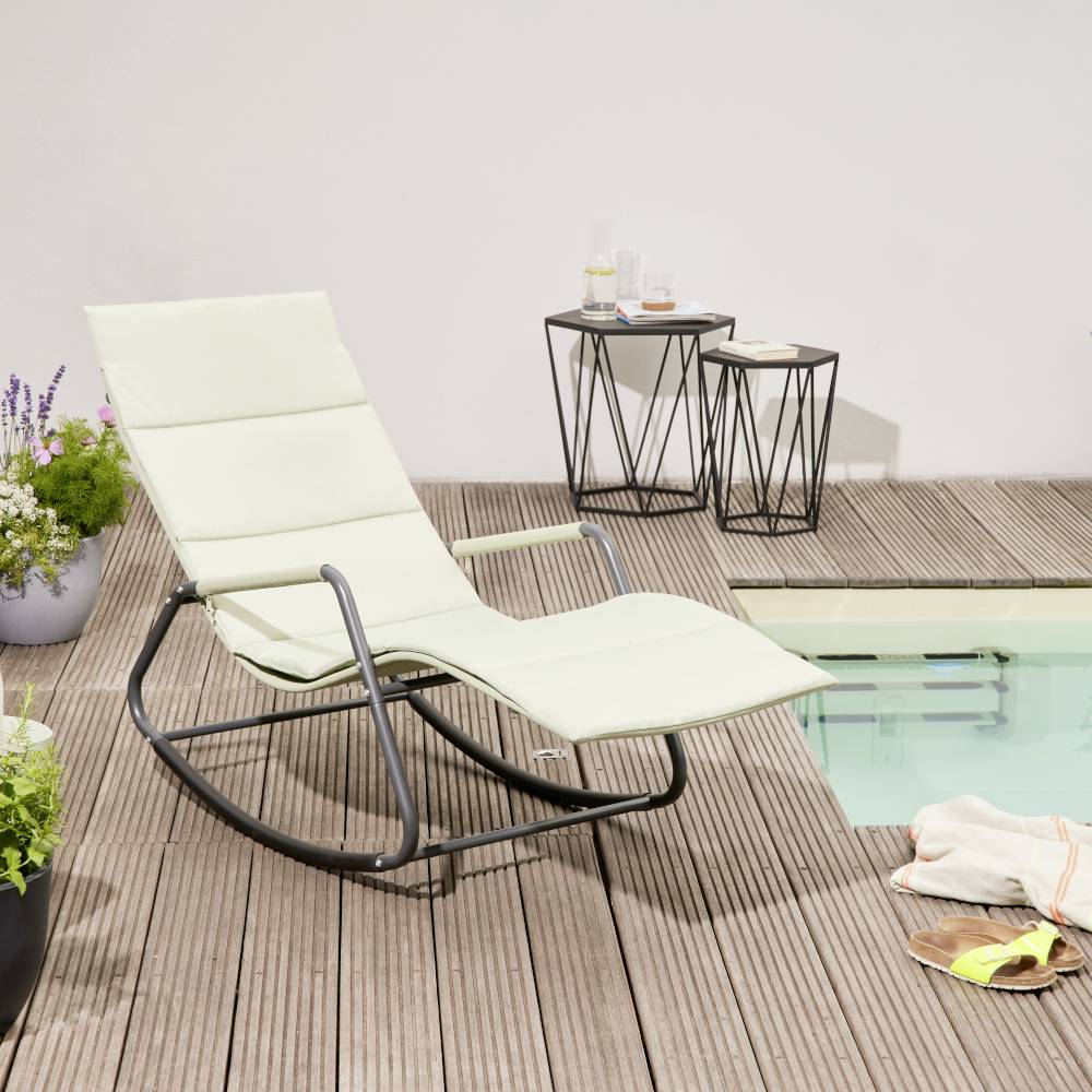 Siena Garden P02081 Aliano Green Schaukelliege mit Kissen