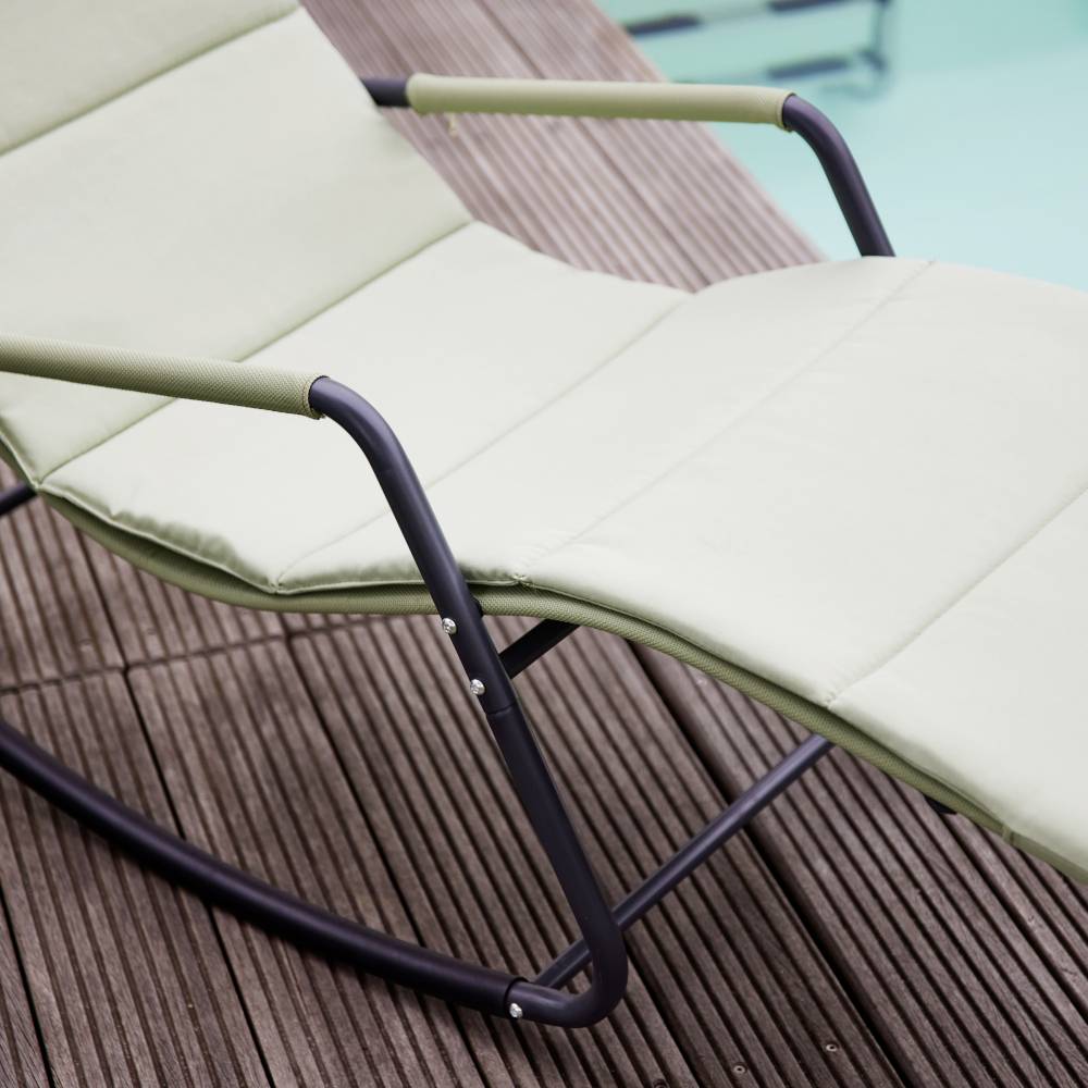 Siena Garden P02081 Aliano Green Schaukelliege mit Kissen