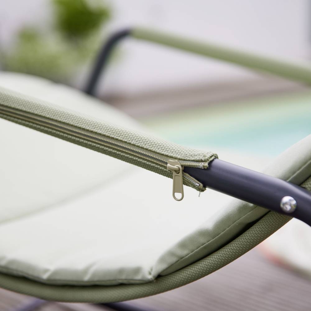 Siena Garden P02081 Aliano Green Schaukelliege mit Kissen