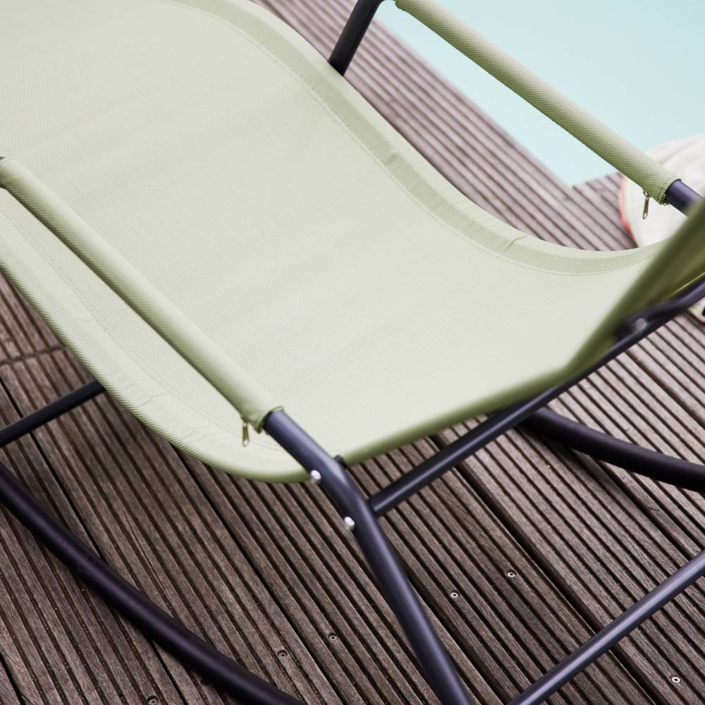 Siena Garden P02081 Aliano Green Schaukelliege mit Kissen