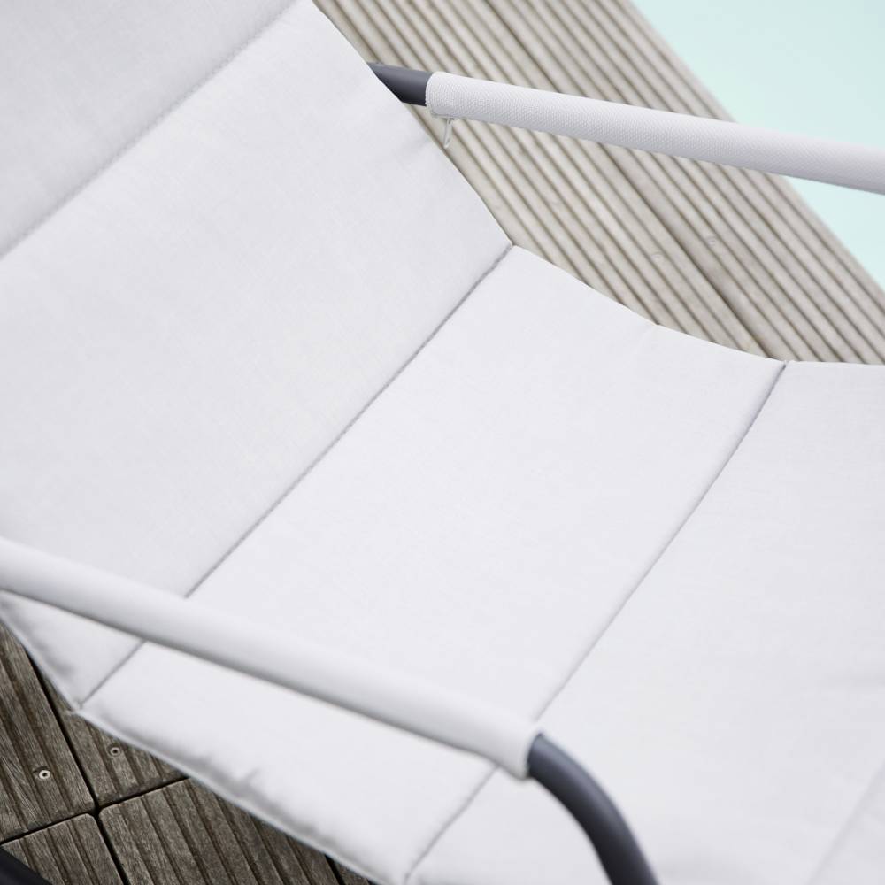 Siena Garden P02080 Aliano Grey Schaukelliege mit Kissen