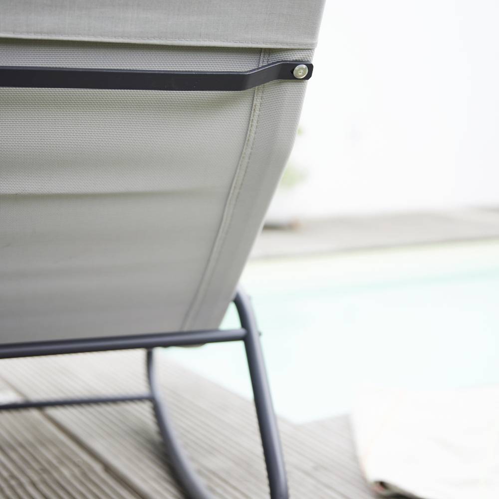 Siena Garden P02080 Aliano Grey Schaukelliege mit Kissen