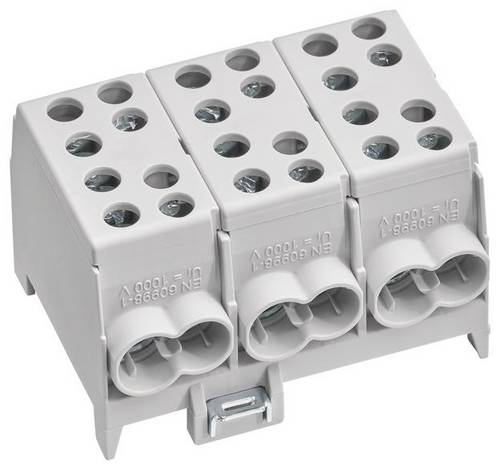 KH35L3  - Hauptleitungsabzweigklemme grau, 3pol. KH35L3