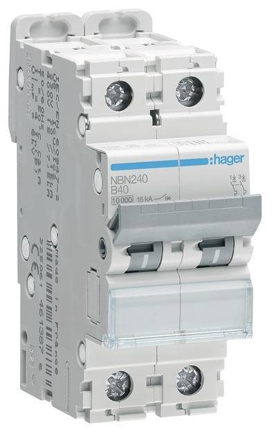 Hager NBN240 Leitungsschutzschalter 2polig 40A 400V