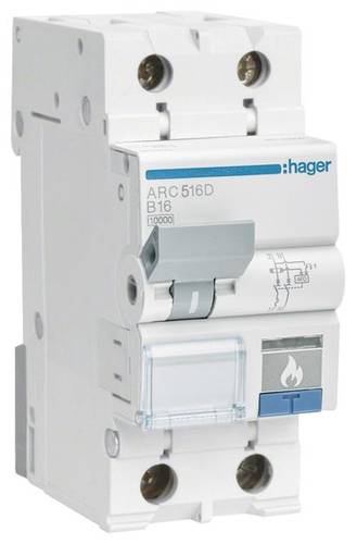 Image of Hager ARC556D Brandschutzschalter 2polig 10A 230V