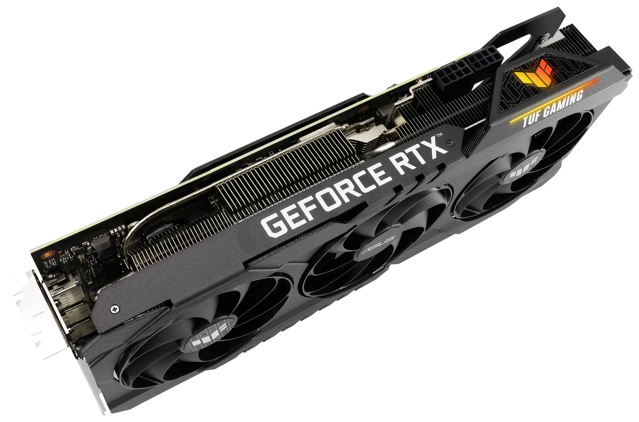 Asus Grafikkarte Nvidia GeForce RTX 3070 Ti Overclocked 8GB GDDR6X-RAM HDMI®, DisplayPort NVIDIA G-Sync, RGB Beleuchtung