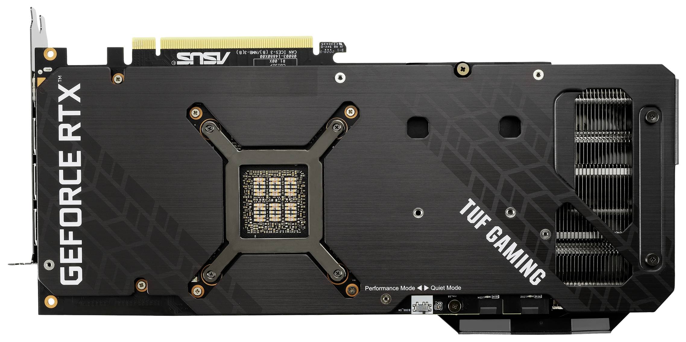 Asus Grafikkarte Nvidia GeForce RTX 3070 Ti Overclocked 8GB GDDR6X-RAM HDMI®, DisplayPort NVIDIA G-Sync, RGB Beleuchtung