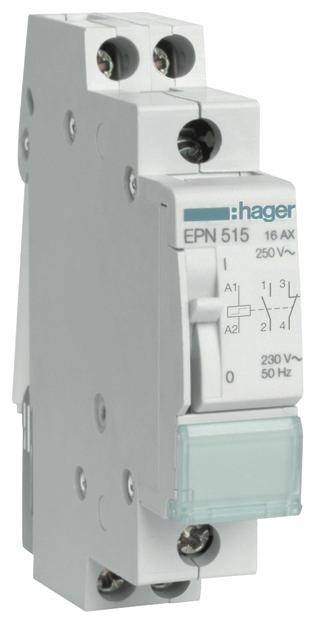 Stromstoß-Schalter Hutschiene Hager 1 Schließer 230 V/AC, 110 V/DC 16 A 1 St.