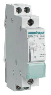 Stromstoß-Schalter Hutschiene Hager 1 Schließer 230 V/AC, 110 V/DC 16 A 1 St.