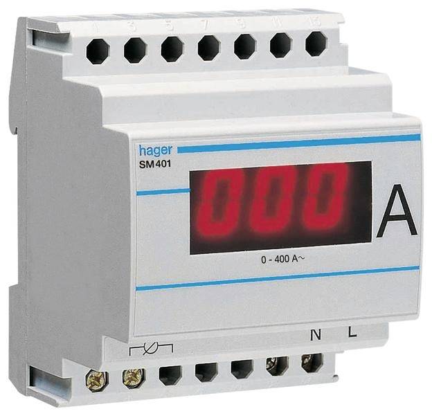 Hager SM401 Digitales Hutschienenmessgerät
