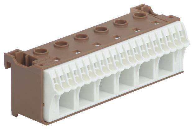 Hager KN26P Klemme flexibel: - starr: - 1 St. Braun