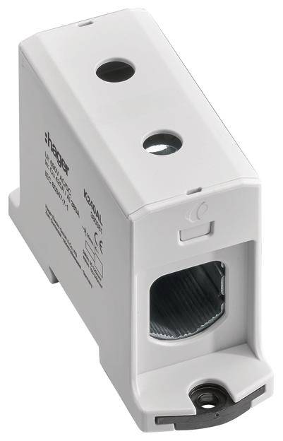 Ein weißer elektrischer Kabelkanal mit mehreren Öffnungen, geeignet zur sicheren Führung und Abdeckung von Kabeln.