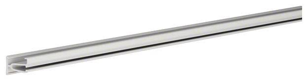 Aluminiumprofil in Winkelform, geeignet für LED-Streifenmontage, silberne Farbe, länglich, geeignet für architektonische Anwendungen.