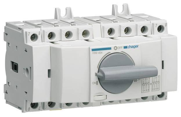 Hager Lastumschalter 4polig 40 A 415 V