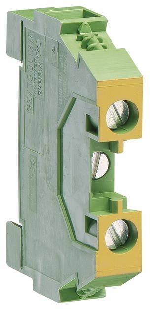 Hager KXA10E Schutzleiterklemme Schrauben Grün-Gelb 1St.