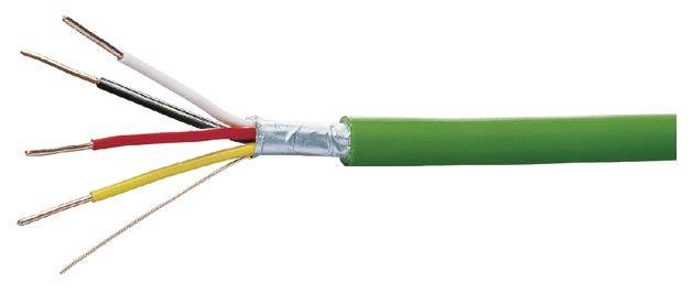 Hager TG019 Busleitung Y(ST)Y 2 x 2 x 0.8mm² Grün 500m