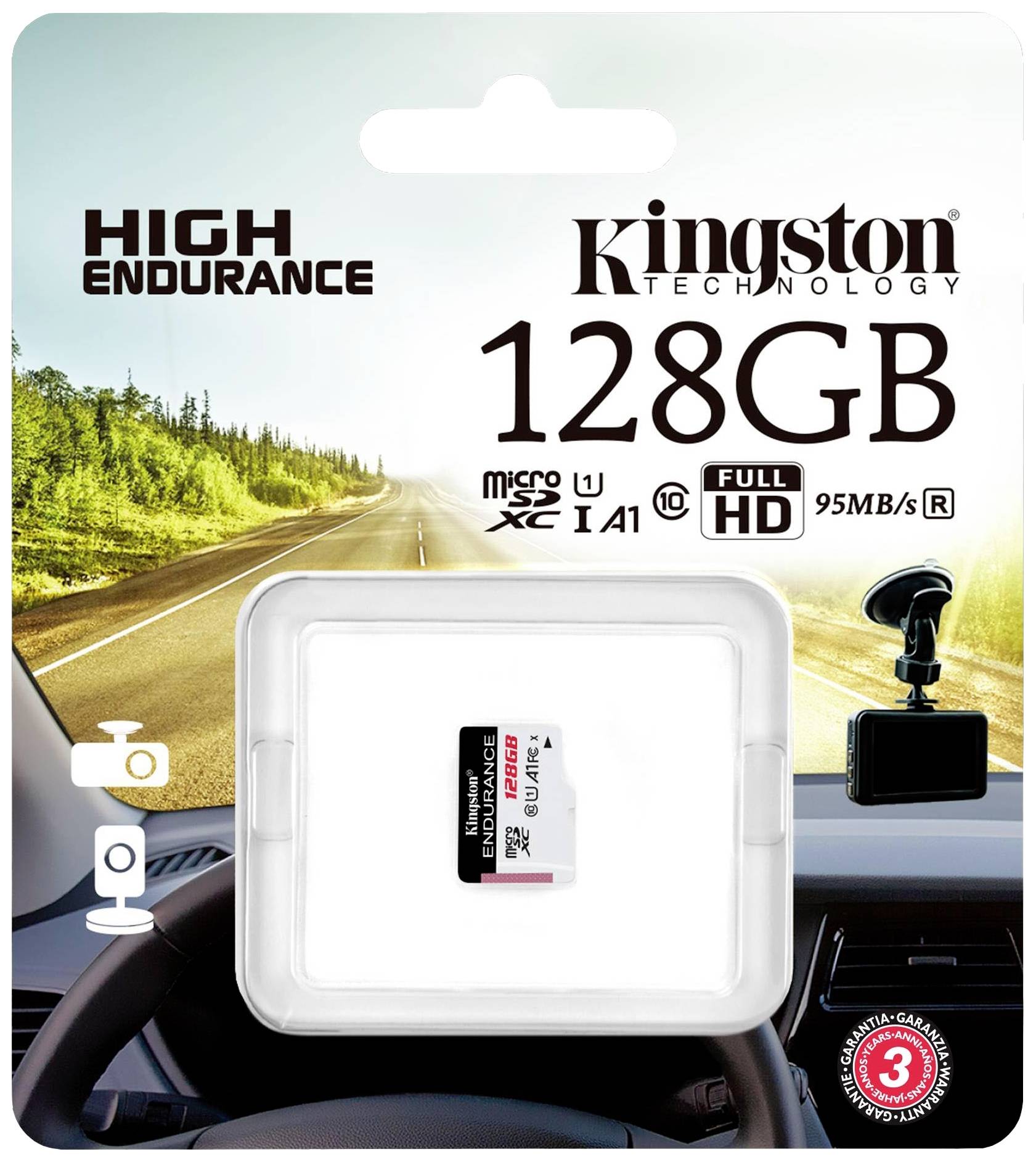 Kingston High Endurance microSD-Karte 128 GB Class 10 UHS-I