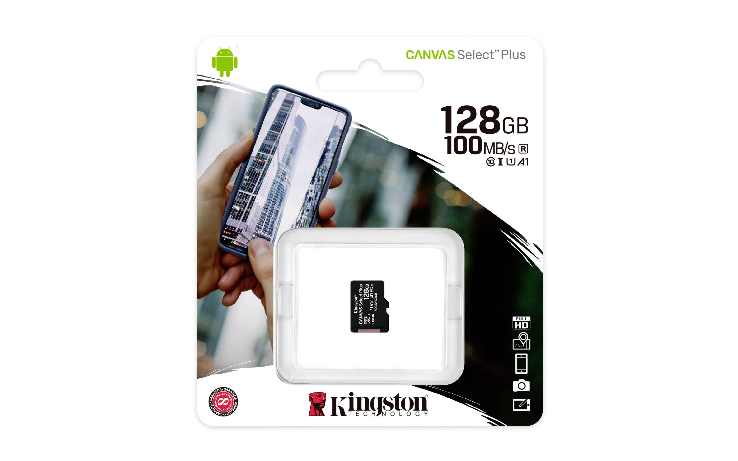 Kingston Canvas Select Plus microSDXC-Karte 128 GB Class 10 UHS-I