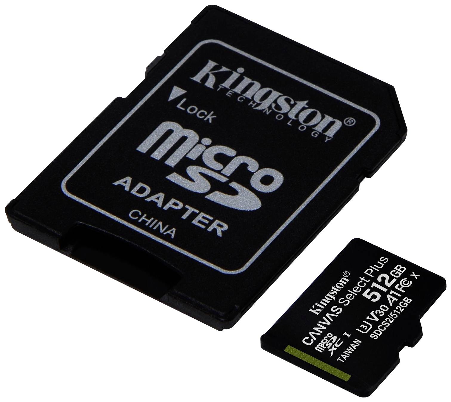 Kingston Canvas Select Plus SDXC-Karte 512GB Class 10 UHS-I inkl. SD-Adapter