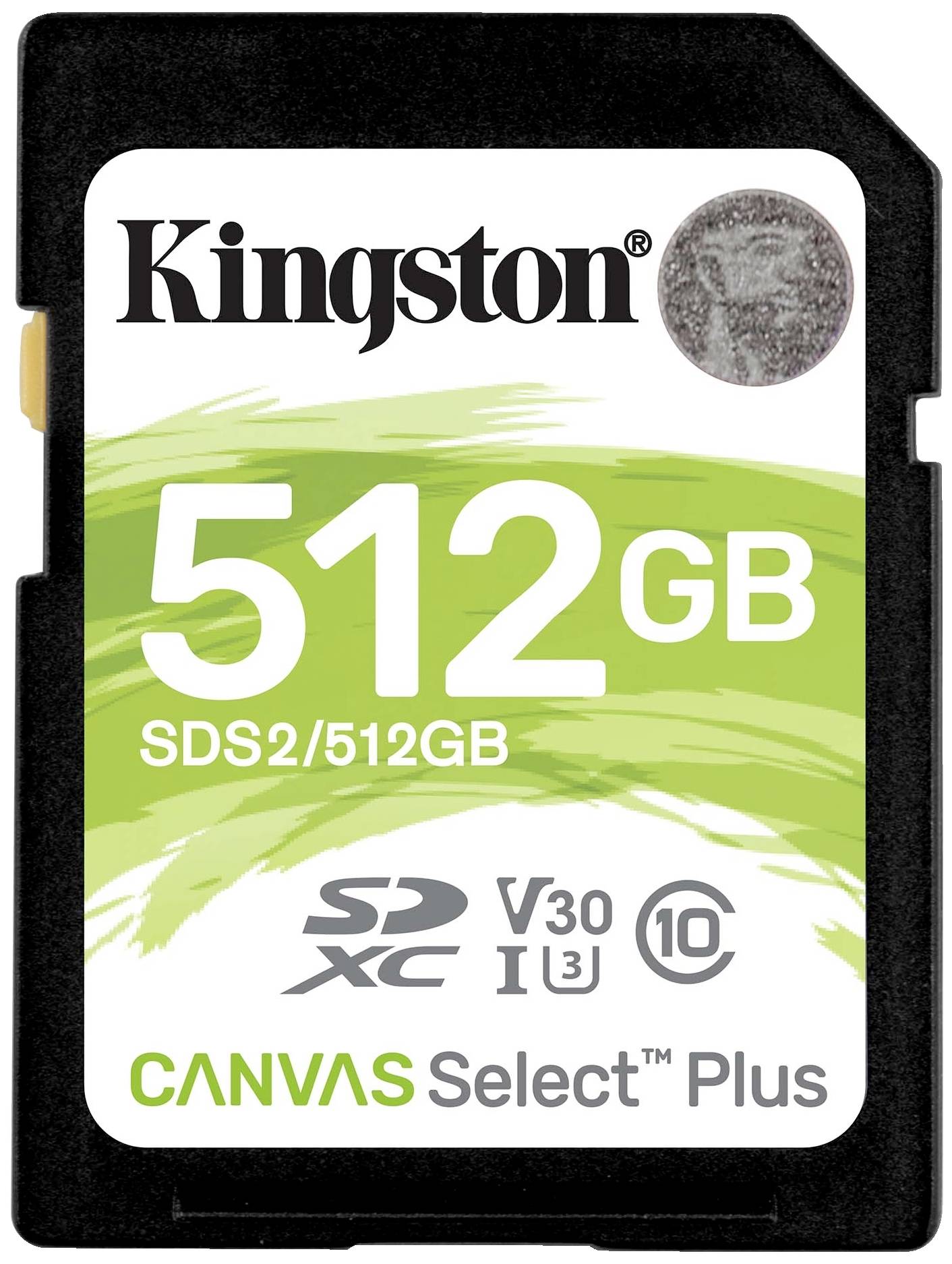 Kingston Canvas Select Plus SDXC-Karte 512GB Class 10 UHS-I