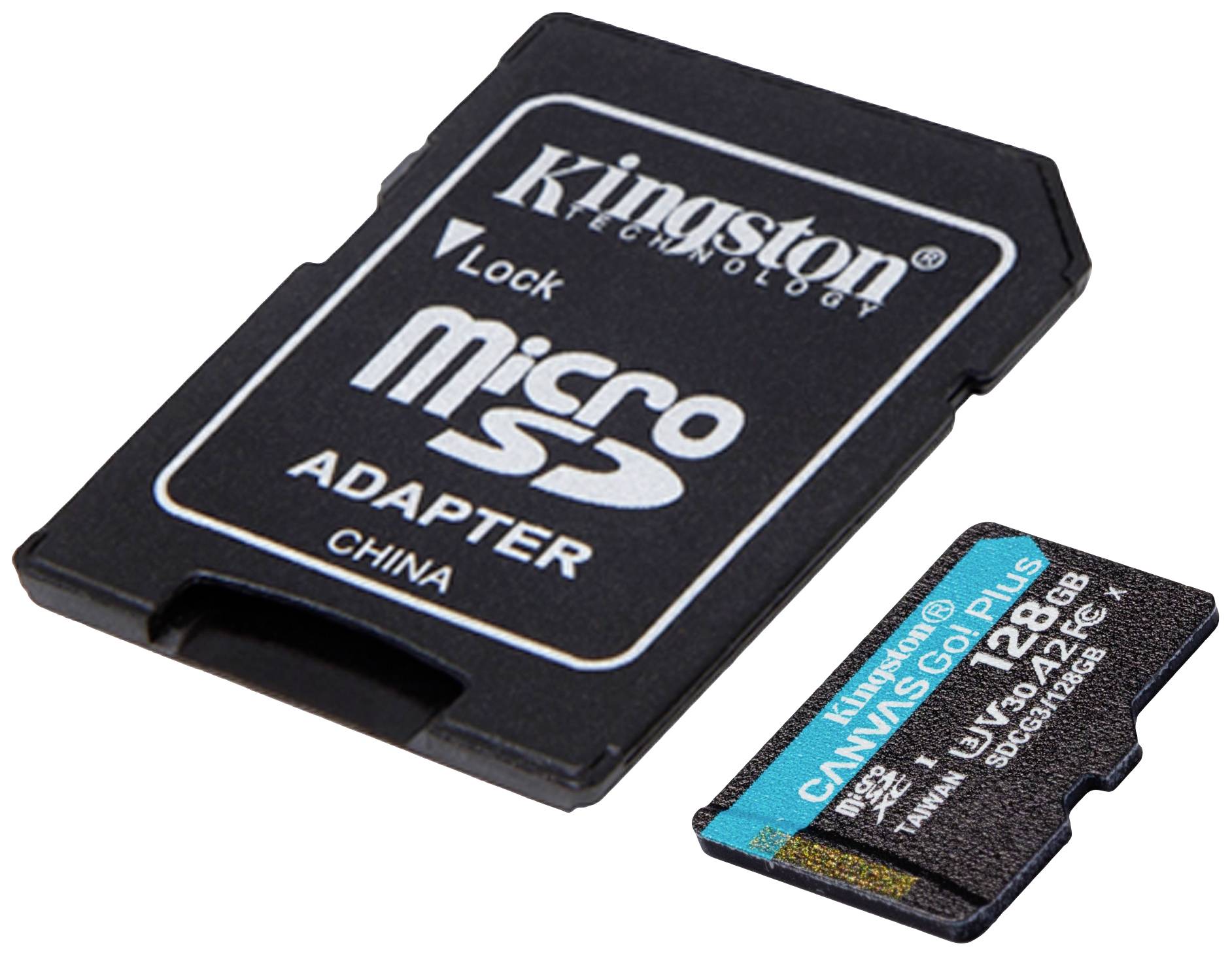 Kingston Canvas Go! Plus microSD-Karte 128 GB Class 10 UHS-I inkl. SD-Adapter