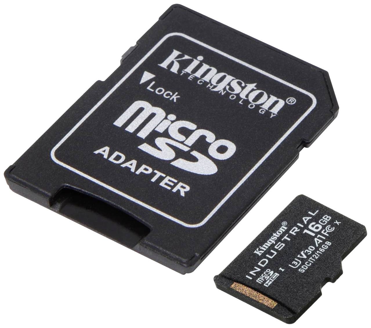 Kingston Industrial microSDHC-Karte 16 GB Class 10 UHS-I inkl. SD-Adapter