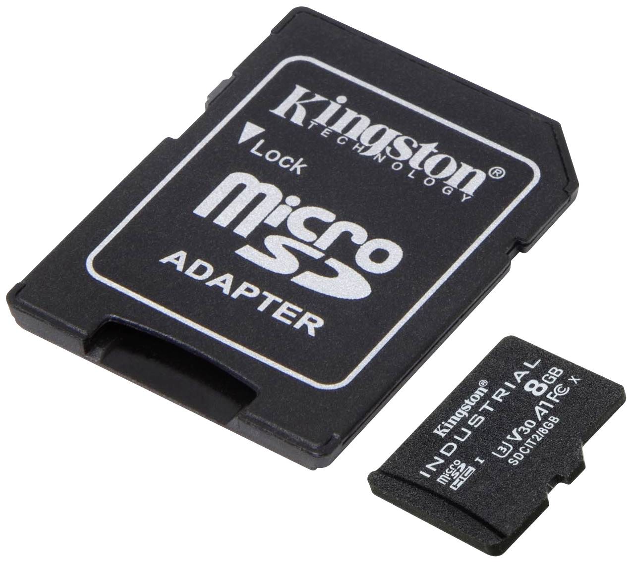 Kingston Industrial microSDHC-Karte 8GB Class 10 UHS-I inkl. SD-Adapter