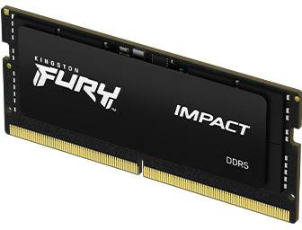 Kingston FURY Impact Laptop-Arbeitsspeicher Modul DDR5 8GB 1 x 8GB Non-ECC 4800MHz 262pin SO-DIMM CL38 KF548S38IB-8
