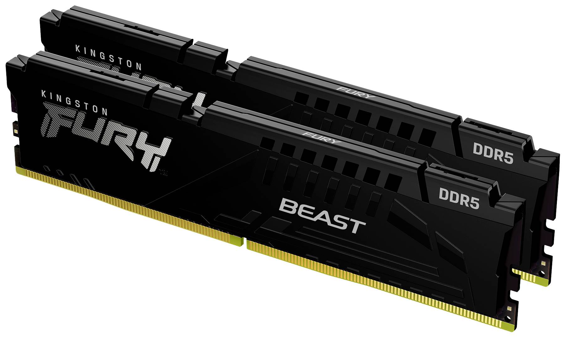 Kingston FURY Beast PC-Arbeitsspeicher Kit DDR5 16 GB 2 x 8 GB Non-ECC 5200 MHz 288pin DIMM CL40 KF552C40BBK2-16
