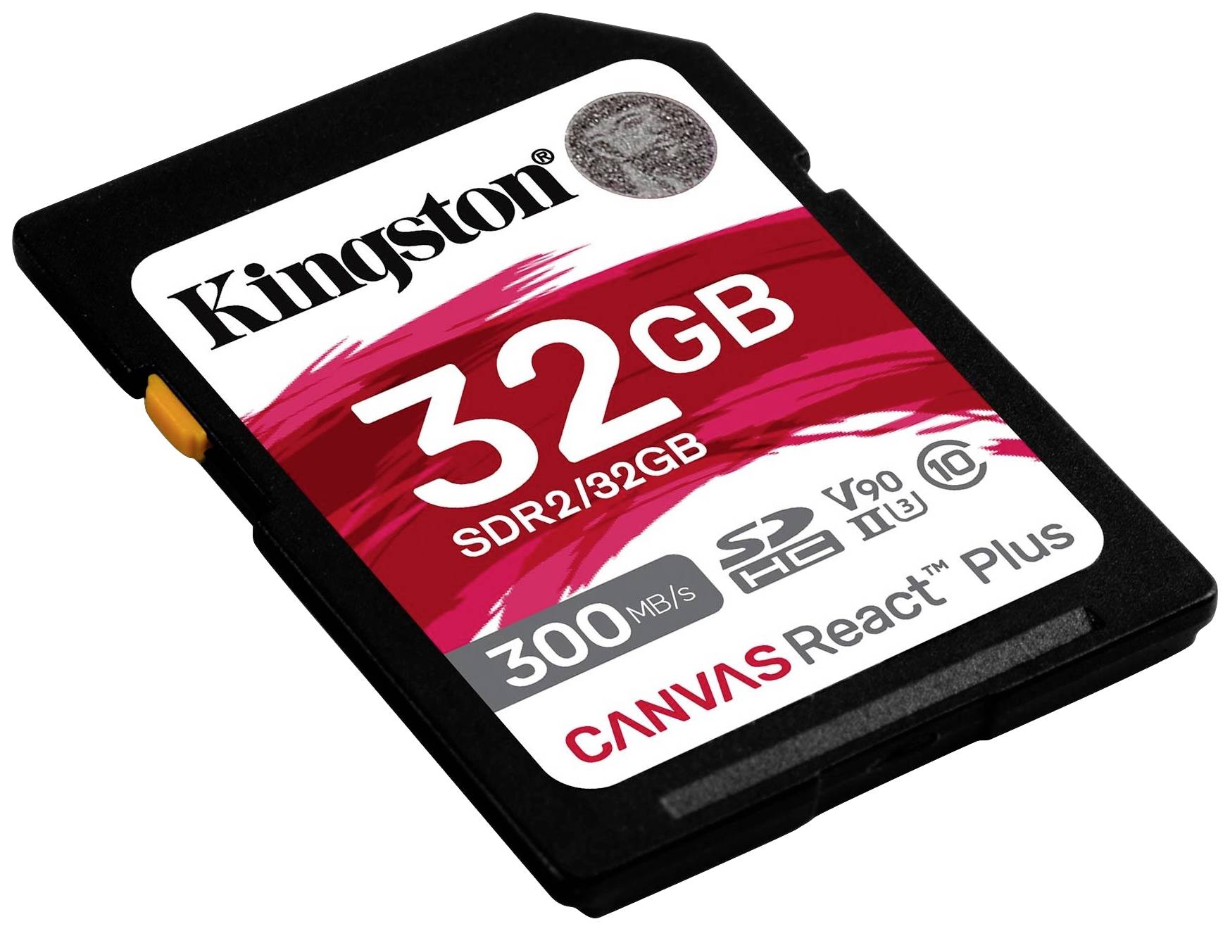 Kingston Canvas React Plus SD-Karte 32GB Class 10 UHS-II