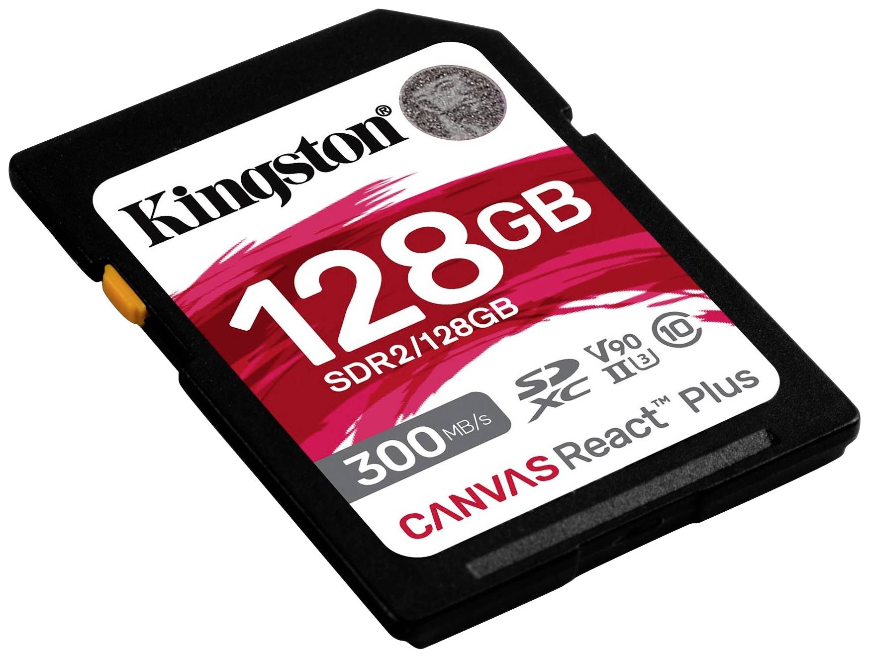 Kingston Canvas React Plus SD-Karte 128GB Class 10 UHS-II