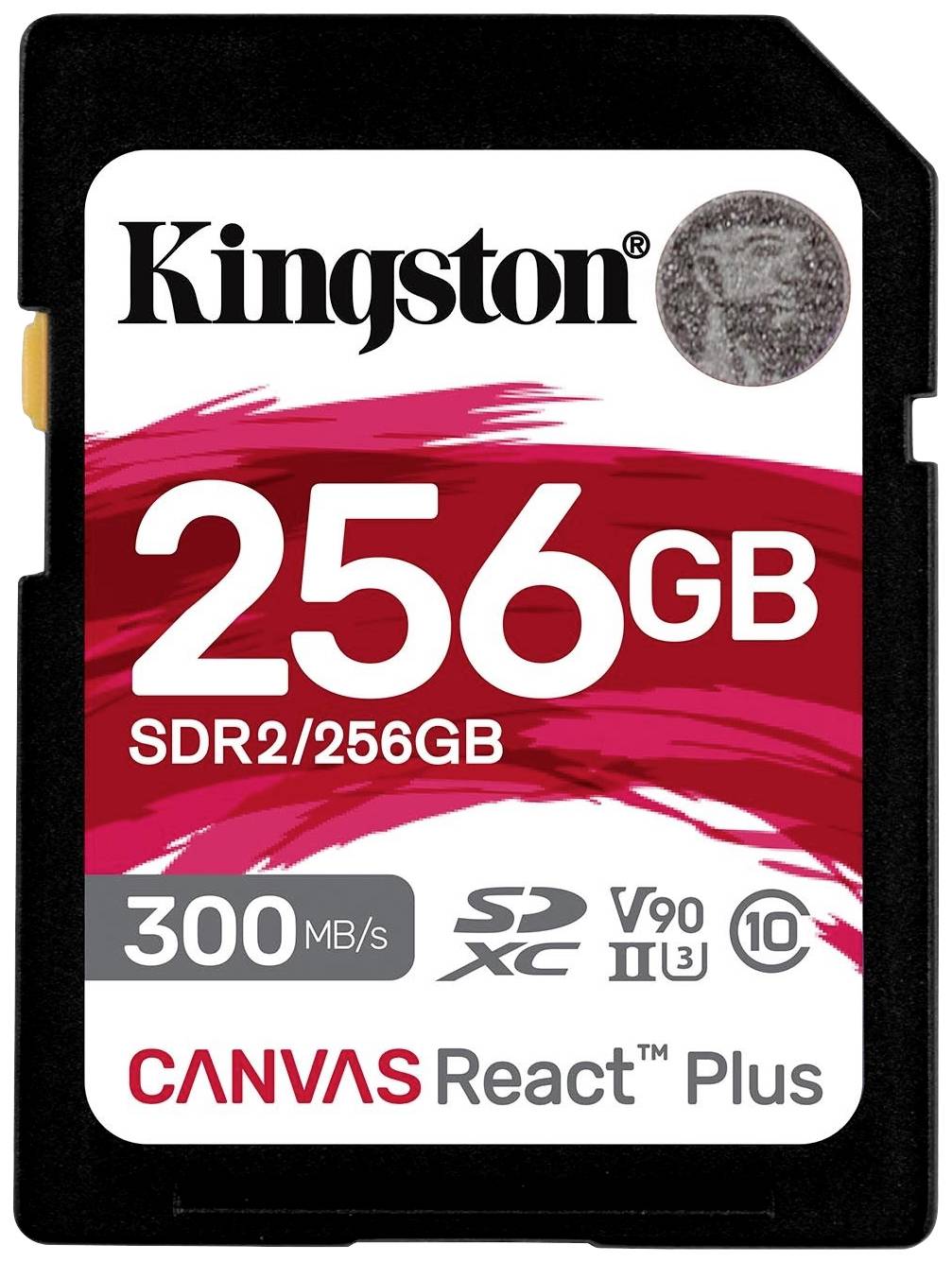 Kingston Canvas React Plus SD-Karte 256GB Class 10 UHS-II