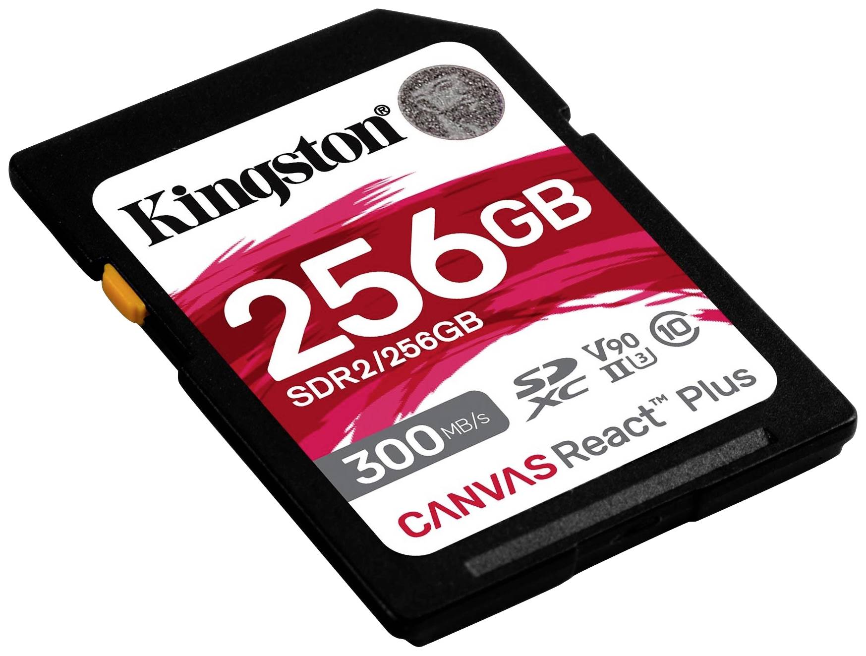 Kingston Canvas React Plus SD-Karte 256GB Class 10 UHS-II