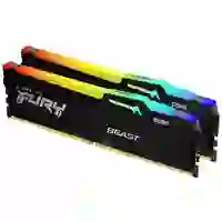 Kingston FURY Beast RGB PC-Arbeitsspeicher Kit DDR5 64GB 2 x 32GB Non-ECC 5600MHz 288pin DIMM CL40 KF556C40BBAK2-64 Kingston FURY Beast RGB PC-Arbeitsspeicher Kit DDR5 64GB 2 x 32GB Non-ECC 5600MHz 288pin DIMM CL40 KF556C40BBAK2-64