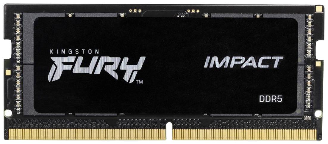 Kingston FURY Impact Laptop-Arbeitsspeicher Kit DDR5 64 GB 2 x 32 GB Non-ECC 5600 MHz 262pin SO-DIMM CL40 KF556S40IBK2-64