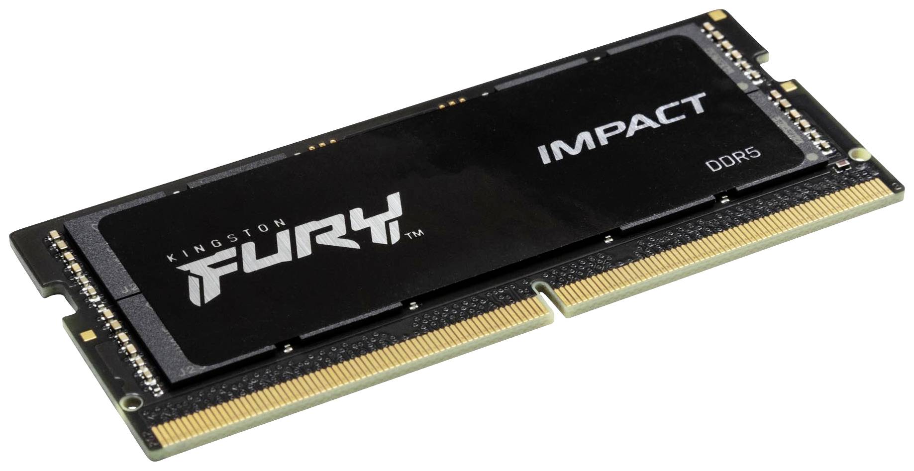 Kingston FURY Impact Laptop-Arbeitsspeicher Kit DDR5 64GB 2 x 32GB Non-ECC 5600MHz 262pin SO-DIMM CL40 KF556S40IBK2-64