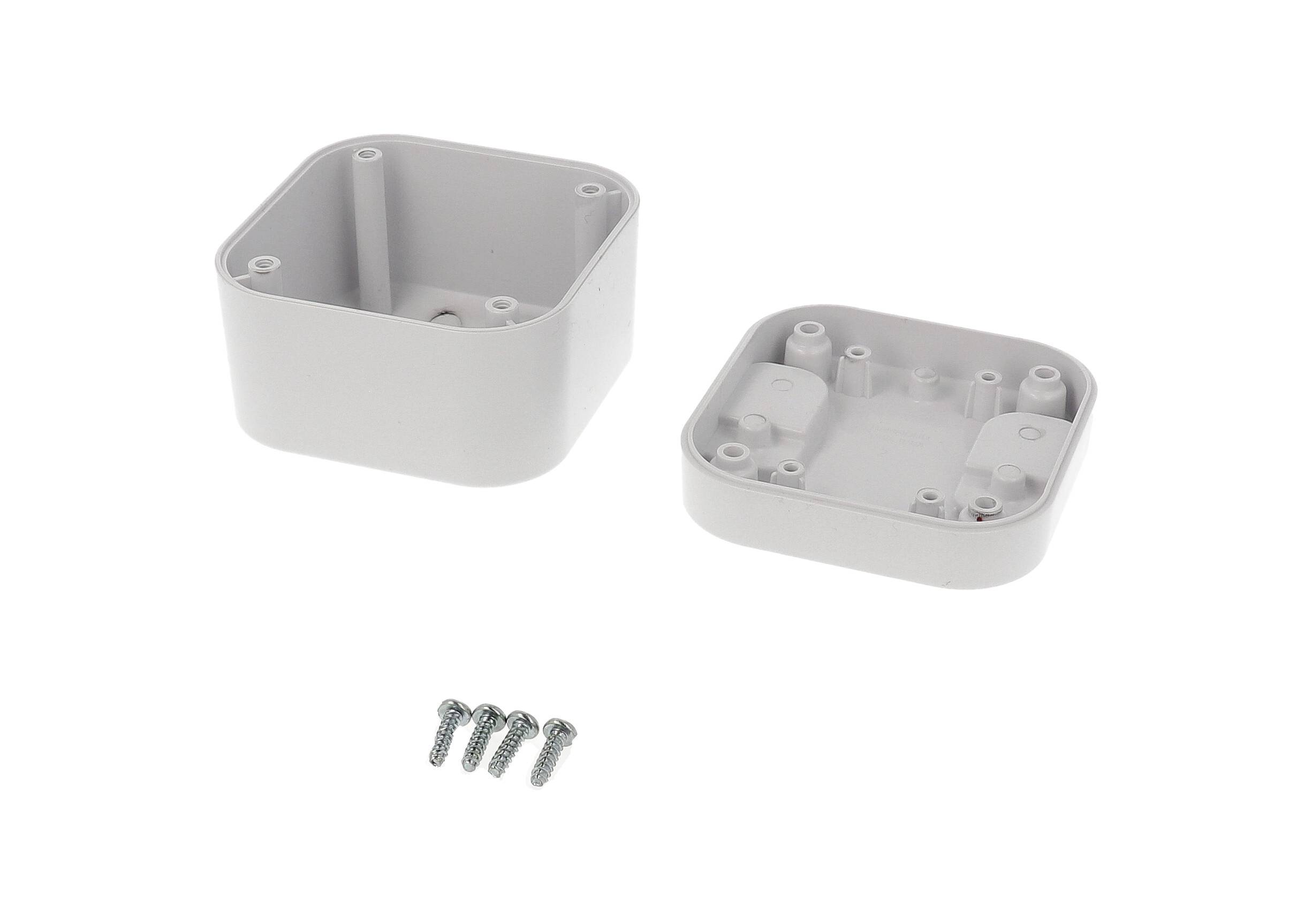 Hammond Electronics 1556BAGY Universal-Gehäuse 80 x 80 x 60 ABS Kunststoff flammhemmend Grau 1St.