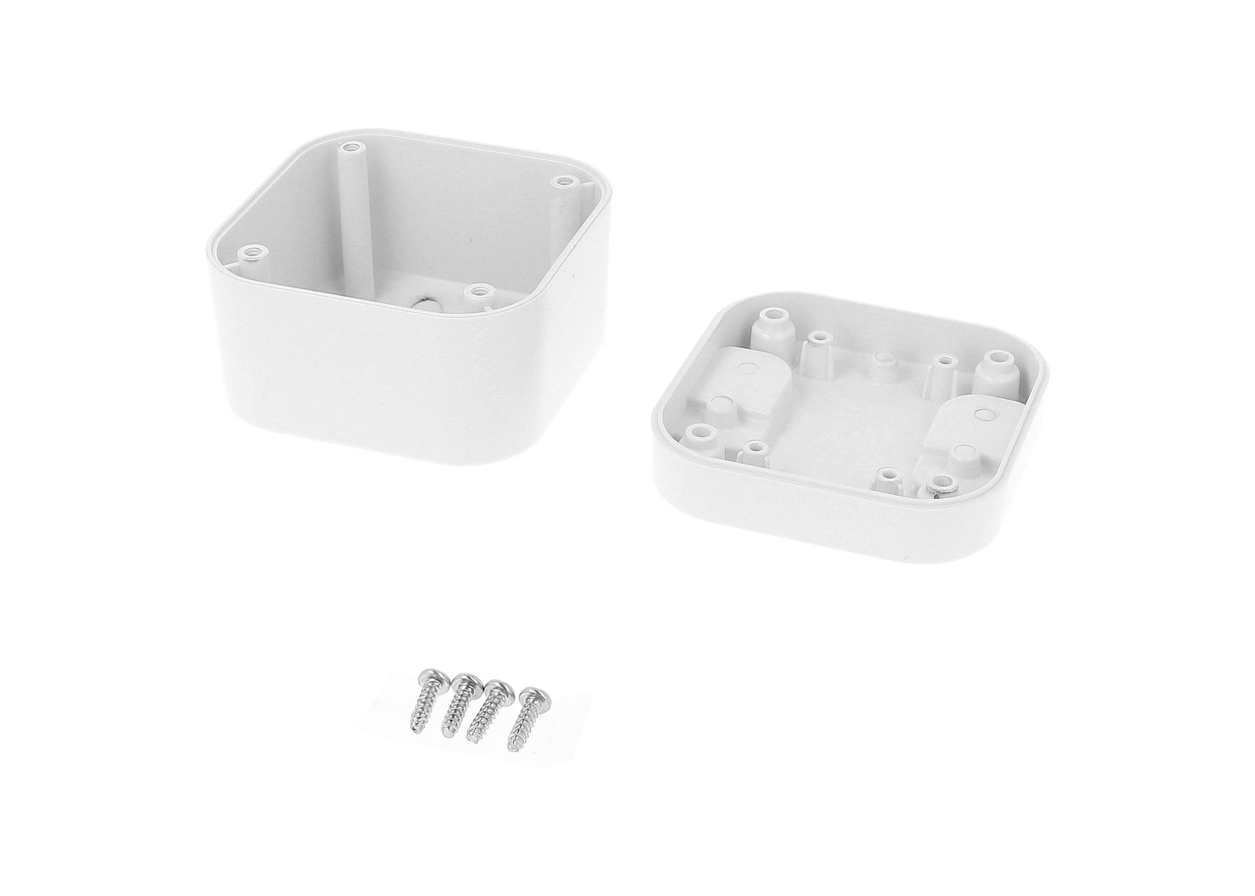 Hammond Electronics 1556BAWH Universal-Gehäuse 80 x 80 x 60 ABS Kunststoff flammhemmend Weiß 1St.