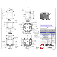 Hammond Electronics 1556BAWH Universal-Gehäuse 80 x 80 x 60 ABS Kunststoff flammhemmend Weiß 1St. Hammond Electronics 1556BAWH Universal-Gehäuse 80 x 80 x 60 ABS Kunststoff flammhemmend Weiß 1St.