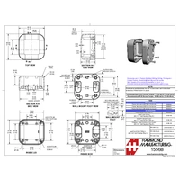 Hammond Electronics 1556BBK Universal-Gehäuse 80 x 80 x 45 ABS Kunststoff flammhemmend Schwarz 1St. Hammond Electronics 1556BBK Universal-Gehäuse 80 x 80 x 45 ABS Kunststoff flammhemmend Schwarz 1St.