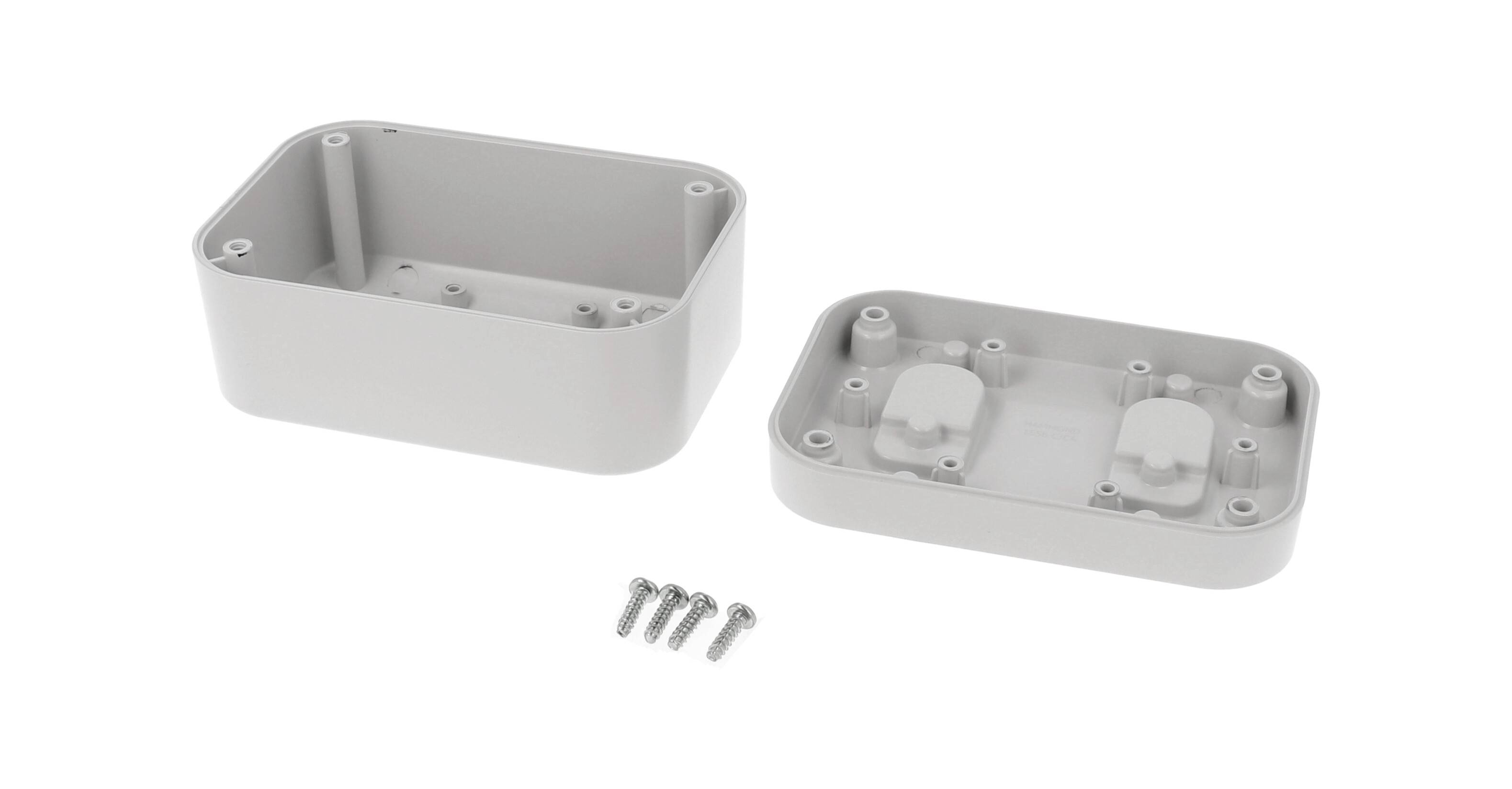 Hammond Electronics 1556CAGY Universal-Gehäuse 120 x 80 x 60 ABS Kunststoff flammhemmend Grau 1St.