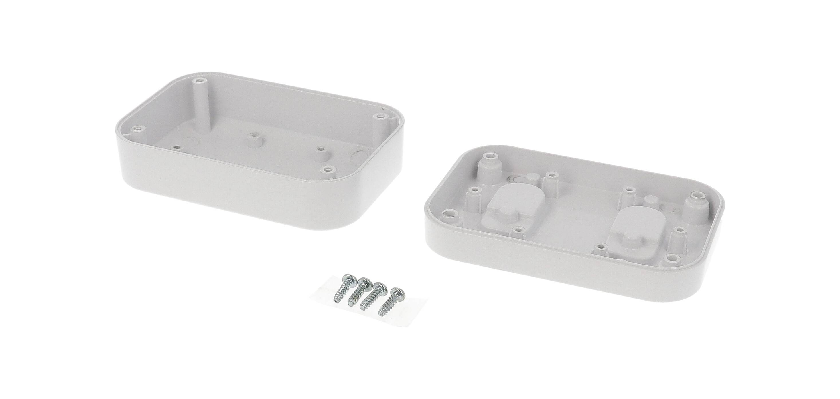 Hammond Electronics 1556CGY Universal-Gehäuse 120 x 80 x 45 ABS Kunststoff flammhemmend Grau 1St.