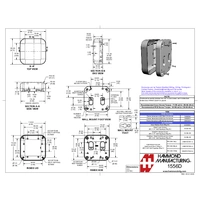 Hammond Electronics 1556DBK Universal-Gehäuse 120 x 120 x 45 ABS Kunststoff flammhemmend Schwarz 1St. Hammond Electronics 1556DBK Universal-Gehäuse 120 x 120 x 45 ABS Kunststoff flammhemmend Schwarz 1St.
