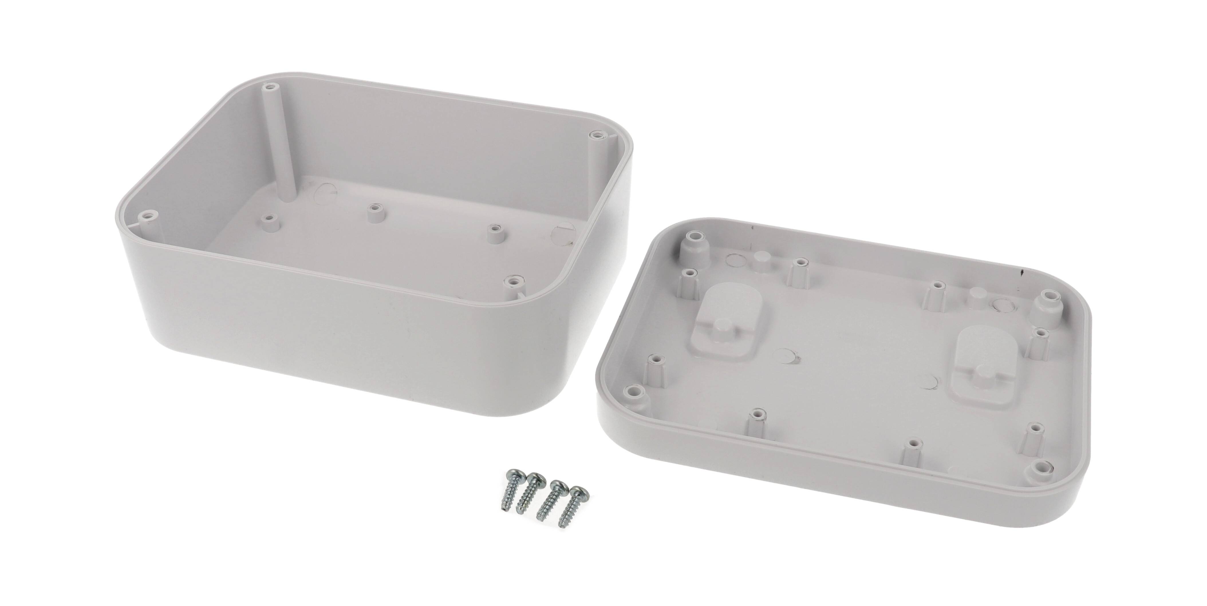 Hammond Electronics 1556EAGY Universal-Gehäuse 160 x 120 x 70 ABS Kunststoff flammhemmend Grau 1St.