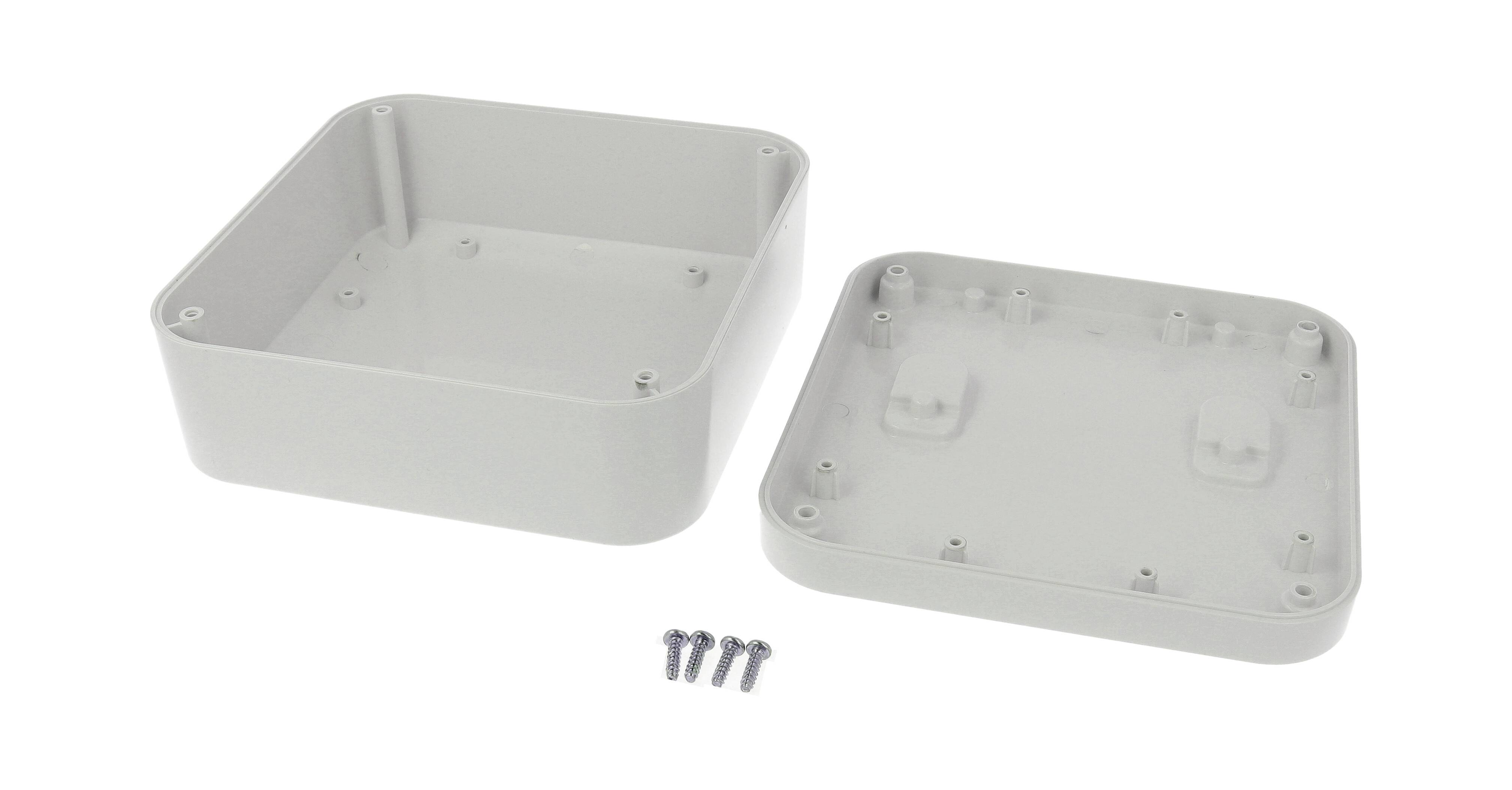 Hammond Electronics 1556FAGY Universal-Gehäuse 160 x 160 x 70 ABS Kunststoff flammhemmend Grau 1St.